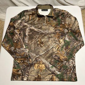 Under Armour Men's Hunting 1/4 Zip Sweatshirt Realtree XLT Loose